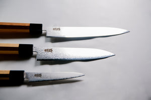 
                  
                    Load image into Gallery viewer, YASHA Japanese Zelkova GYUTO Knife 210mm
                  
                