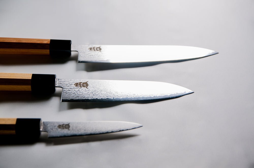 
                  
                    Load image into Gallery viewer, YASHA Japanese Zelkova PETTY Knife 120mm
                  
                