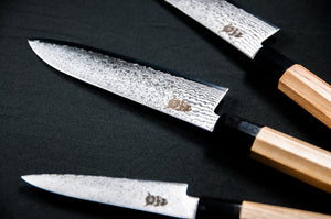 
                  
                    Load image into Gallery viewer, YASHA Japanese Zelkova PETTY Knife 120mm
                  
                