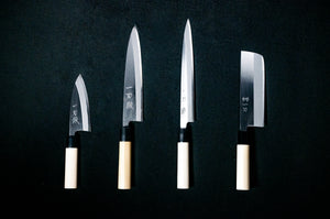 
                  
                    Load image into Gallery viewer, ITTOTAN Black Cinnamon NAKIRI Knife 160mm
                  
                